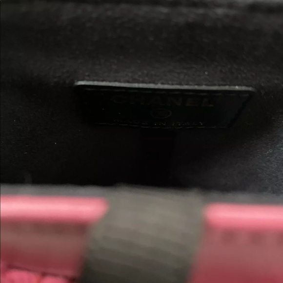 Auth Chanel tweed chain around phone holder purse - Picture 7 of 12